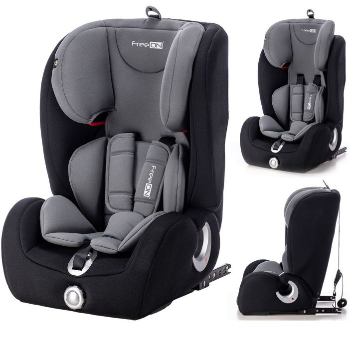 inch Beeldhouwwerk dump FreeON autostoel SimpleFix met isoFix Grey (9-36kg) - Groep 1-2-3 autostoel  voor kinderen van 9 maanden tot 12 jaar | KinderstoelStunter