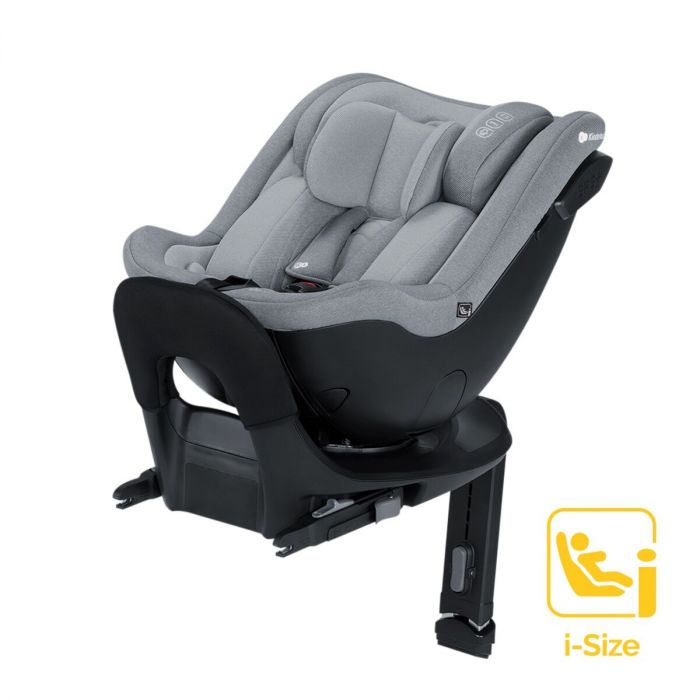 Officier Napier Oriëntatiepunt Kinderkraft autostoel i-Guard - i-Size - 360º draaibaar met isoFix - Cool  Grey (40-105cm) | KinderstoelStunter