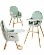 BabyGO Skandi - Kinderstoel - Eetstoel voor kinderen - Groen