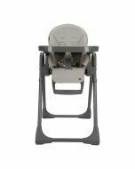 Kinderstoel Topmark Robin - Inklapbare Eetstoel voor kinderen - Grijs frame - Zand (6mnd. - 15kg)