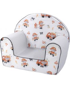 Bubaba by FreeON Kinderfauteuil - Peuterstoeltje - Kinderzetel - Wasbare hoes - Brandweerman