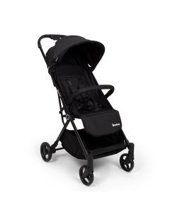 Baninni Cero - Kinderwagen - Autofolding Wandelwagen met zonnekap & boodschappenmand - Zwart (geschikt van 0-22kg)