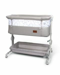 Baninni Co Sleeper Wieg - Aanschuifwieg - Camilo - Grijs