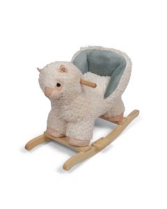 Baninni Hobbeldier - Schommelstoel voor kinderen - Hobbelpaard met zitje & geluid - Lama