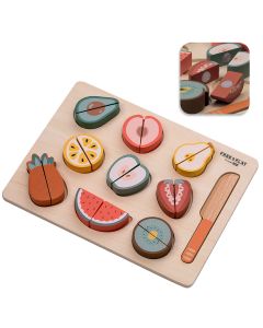 Free2Play by FreeON - Houten Snijfruit - Puzzel - Educatief - Baby - Peuter speelgoed