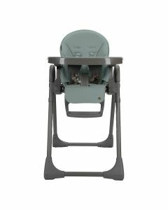 Kinderstoel Topmark Robin - Inklapbare Eetstoel voor kinderen - Grijs frame - Groen (6mnd. - 15kg)